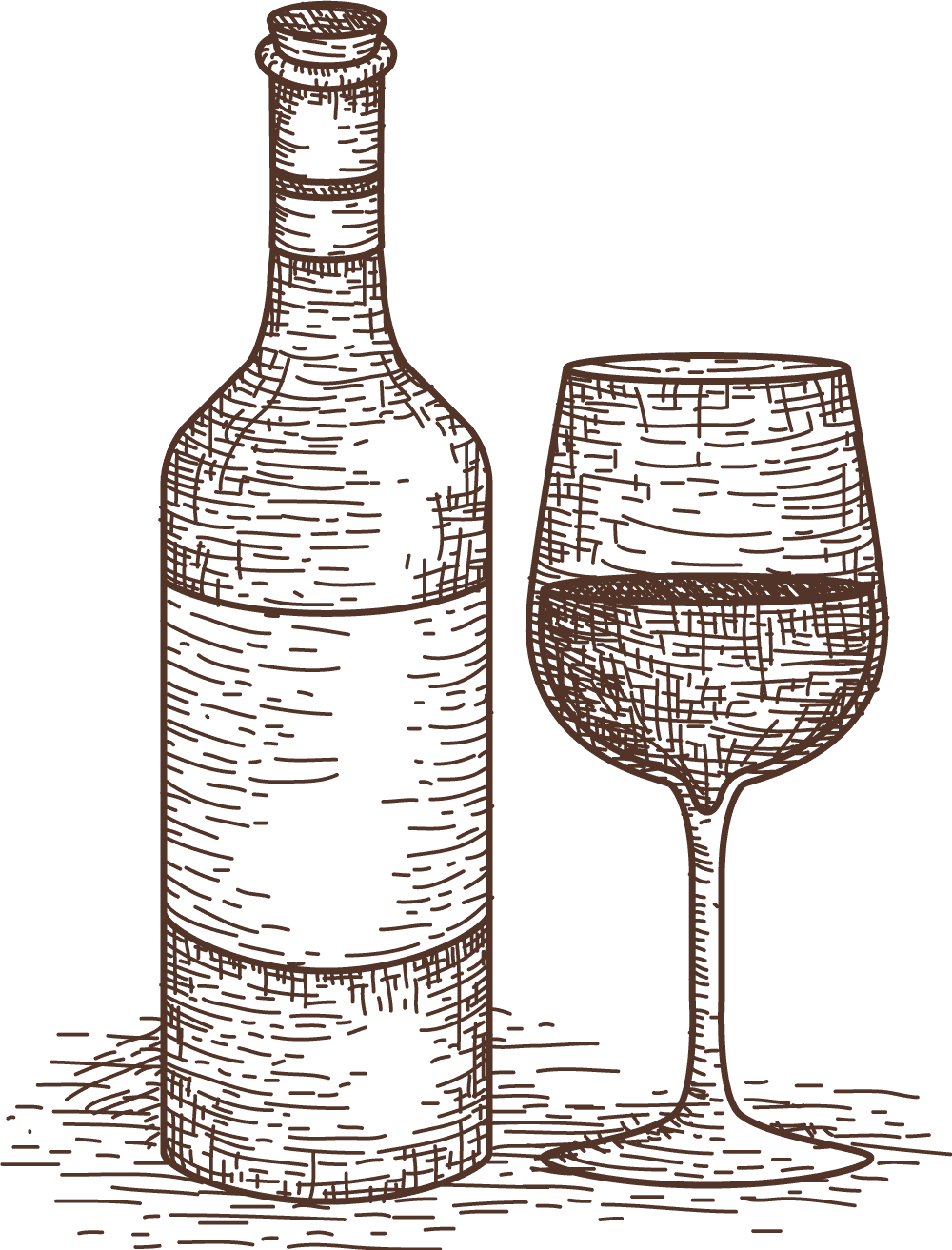 ilustración de vino